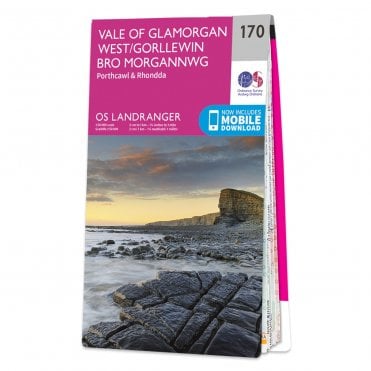 Ordnance Survey Landranger map 170 - Vale of Glamorgan West