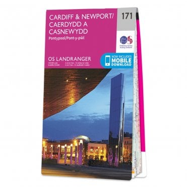 Ordnance Survey Landranger map 171 - Cardiff & Newport