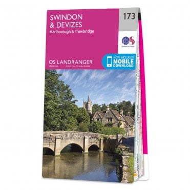 Ordnance Survey Landranger map 173 - Swindon & Devizes