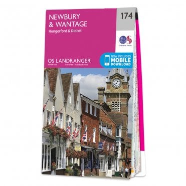 Ordnance Survey Landranger map 174 - Newbury & Wantage