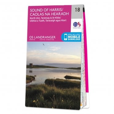 Ordnance Survey Landranger map 18 - Sound of Harris