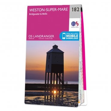 Ordnance Survey Landranger map 182 - Weston-super-Mare