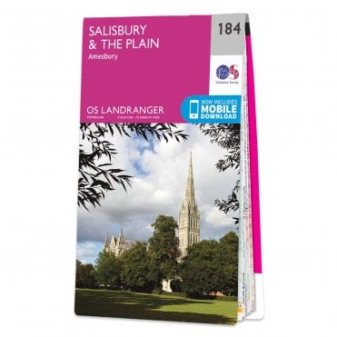 Ordnance Survey Landranger map 184 - Salisbury & The Plain