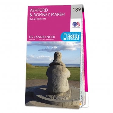 Ordnance Survey Landranger map 189 - Ashford & Romney Marsh