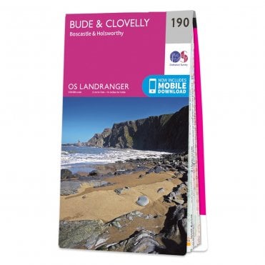 Ordnance Survey Landranger map 190 - Bude & Clovelly