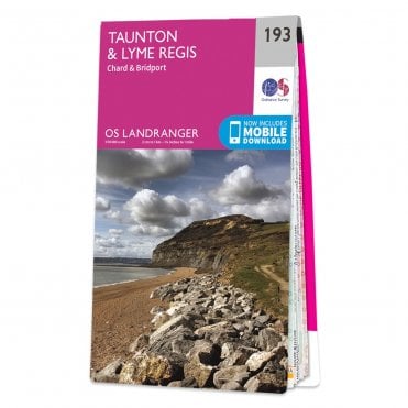 Ordnance Survey Landranger map 193 - Taunton & Lyme Regis