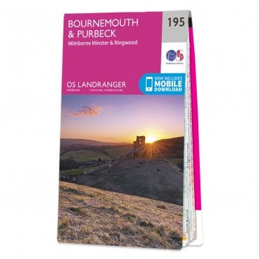 Ordnance Survey Landranger map 195 - Bournemouth & Purbeck