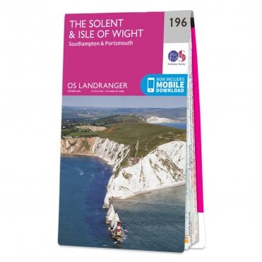 Ordnance Survey Landranger map 196 - The Solent & Isle of Wight