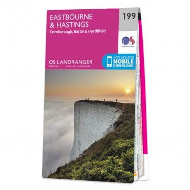 Ordnance Survey Landranger map 199 - Eastbourne & Hastings