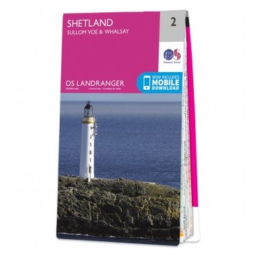 Ordnance Survey Landranger map 2 - Shetland
