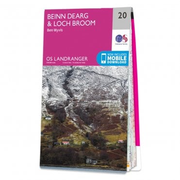 Ordnance Survey Landranger map 20 - Beinn Dearg & Loch Broom