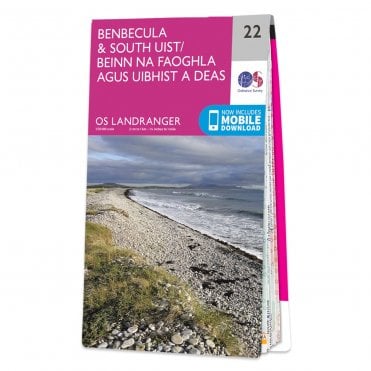 Ordnance Survey Landranger map 22 - Benbecula & South Uist