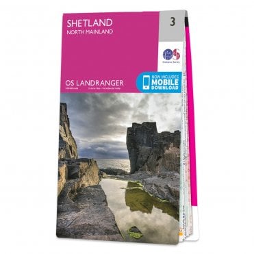 Ordnance Survey Landranger map 3 - Shetland