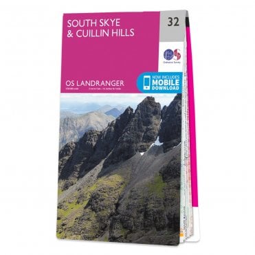 Ordnance Survey Landranger map 32 - South Skye & Cuillin Hills