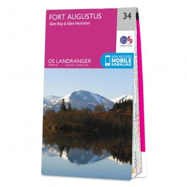 Ordnance Survey Landranger map 34 - Fort Augustus