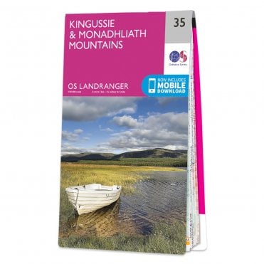 Ordnance Survey Landranger map 35 - Kingussie & Monadhliath Mountains