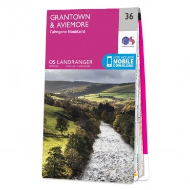 Ordnance Survey Landranger map 36 - Grantown & Aviemore