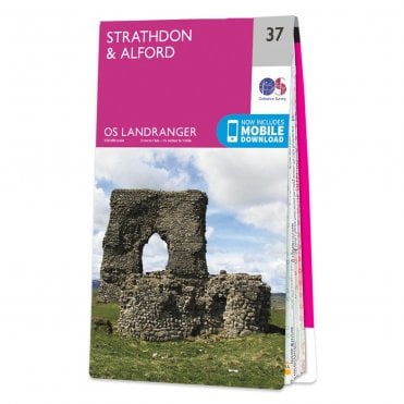 Ordnance Survey Landranger map 37 - Strathdon & Alford