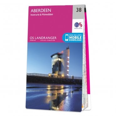 Ordnance Survey Landranger map 38 - Aberdeen
