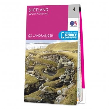 Ordnance Survey Landranger map 4 - Shetland