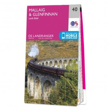 Ordnance Survey Landranger map 40 - Mallaig & Glenfinnan