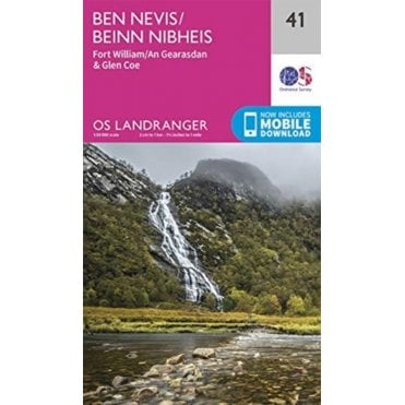 Ordnance Survey Landranger map 41 - Ben Nevis