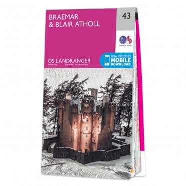 Ordnance Survey Landranger map 43 - Braemar & Blair Atholl