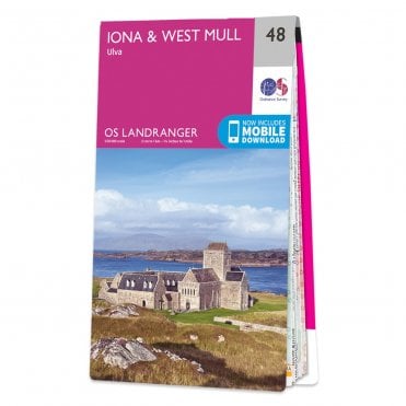 Ordnance Survey Landranger map 48 - Iona & West Mull