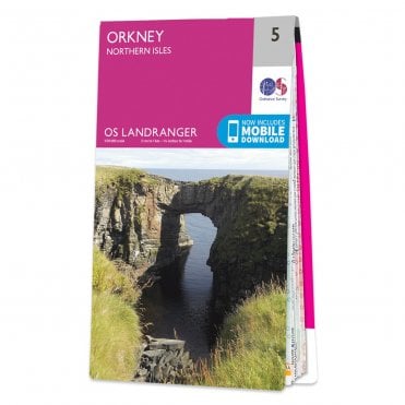 Ordnance Survey Landranger map 5 - Orkney