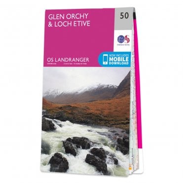 Ordnance Survey Landranger map 50 - Glen Orchy & Loch Etive