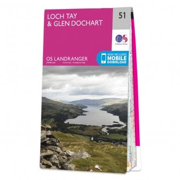 Ordnance Survey Landranger map 51 - Loch Tay & Glen Dochart