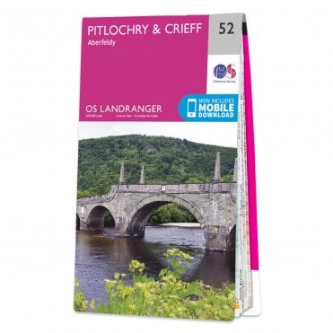 Ordnance Survey Landranger map 52 - Pitlochry & Crieff