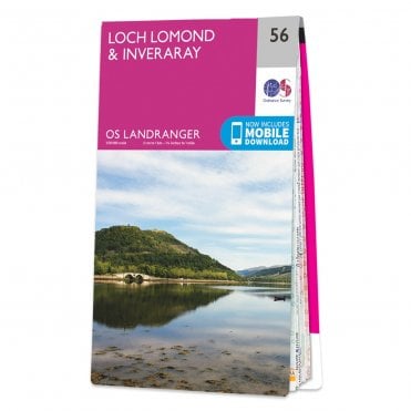 Ordnance Survey Landranger map 56 - Loch Lomond & Inveraray