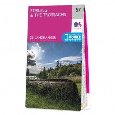 Ordnance Survey Landranger map 57 - Stirling & The Trossachs