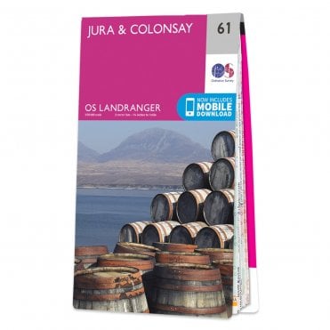 Ordnance Survey Landranger map 61 - Jura & Colonsay