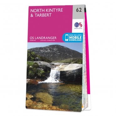 Ordnance Survey Landranger map 62 - North Kintyre & Tarbert