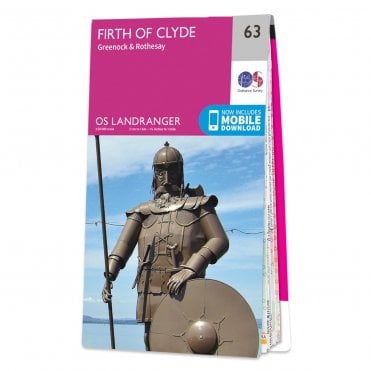 Ordnance Survey Landranger map 63 - Firth of Clyde