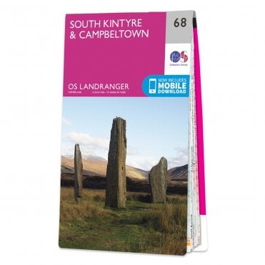 Ordnance Survey Landranger map 68 - South Kintyre & Campbeltown