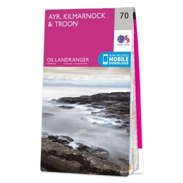 Ordnance Survey Landranger map 70 - Ayr, Kilmarnock & Troon