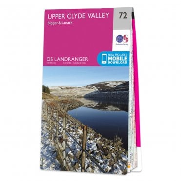 Ordnance Survey Landranger map 72 - Upper Clyde Valley
