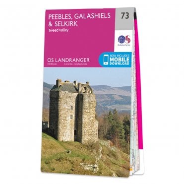 Ordnance Survey Landranger map 73 - Peebles, Galashiels & Selkirk
