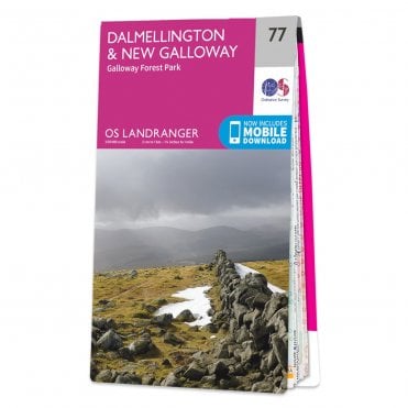 Ordnance Survey Landranger map 77 - Dalmellington & New Galloway