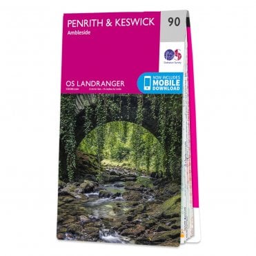 Ordnance Survey Landranger map 90 - Penrith & Keswick