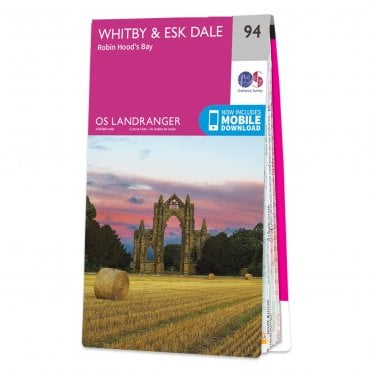Ordnance Survey Landranger map 94 - Whitby & Esk Dale