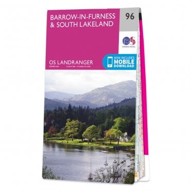 Ordnance Survey Landranger map 96 - Barrow-in-Furness & South Lakeland