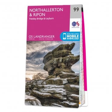 Ordnance Survey Landranger map 99 - Northallerton & Ripon
