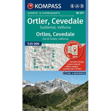 Ortles / Ortler - Cevedale | Kompass hiking map 077