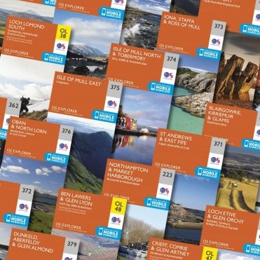 OS Explorer Wainwright's Coast-to-Coast Walk map set