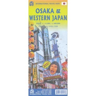 Osaka and Western Japan Map