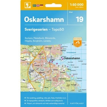 Oskarshamn (Sweden) - Norstedts Outdoor map 19
